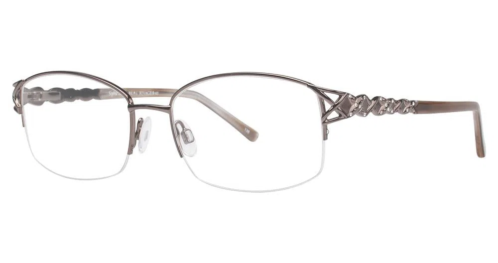 Sophia Loren Beau Rivage SLBR60 Eyeglasses - Beige - view 2